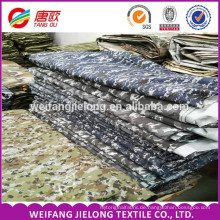 Militär Garment Printing Twill Baumwolle Camouflage Stoff in China 190gsm gemacht Baumwolle und Polye permanente Tarnung Stoff